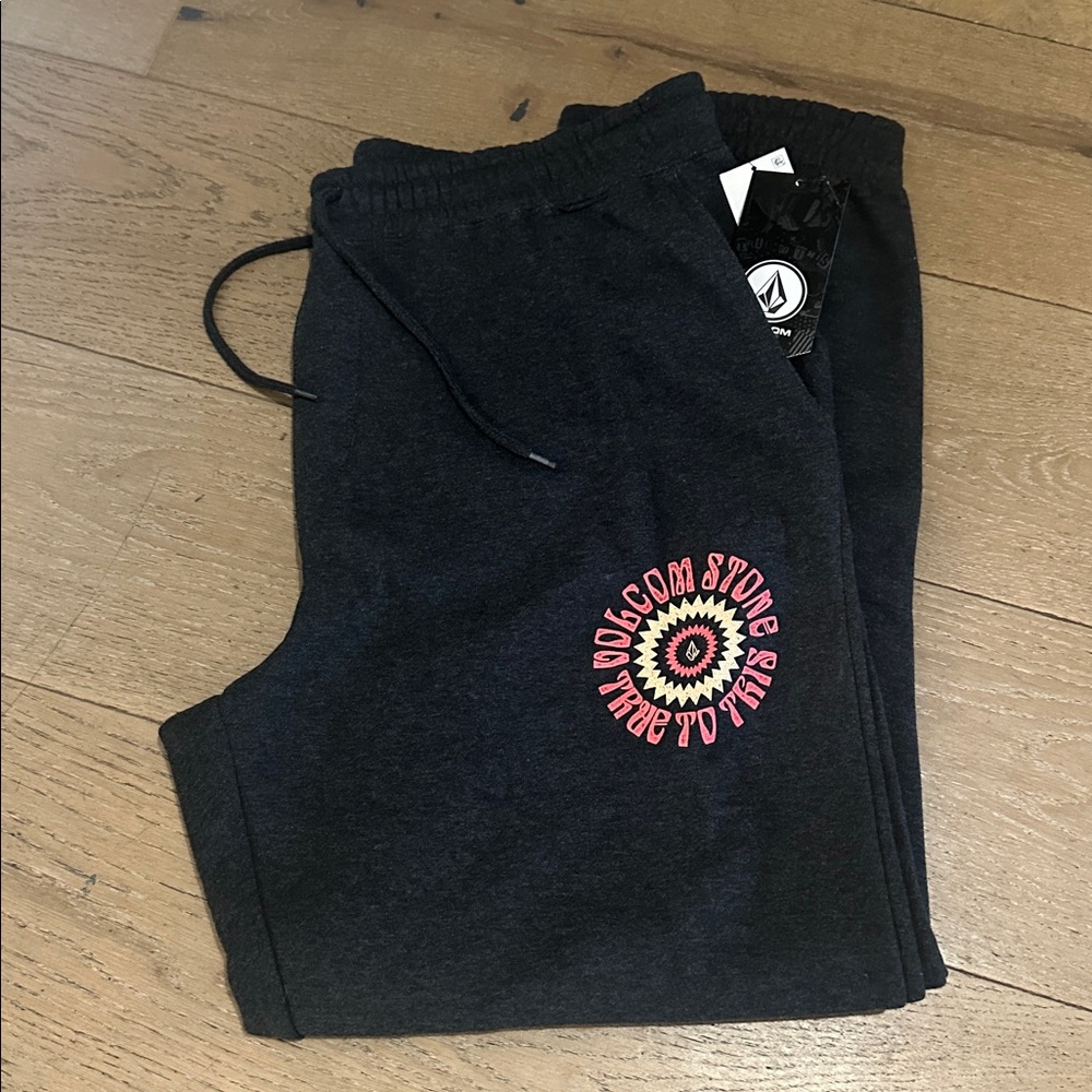 Volcom Stone sweatpants Graphic Joggers charcoal grey